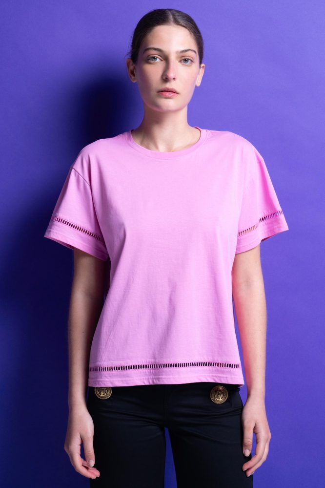 T-SHIRT ΜΟΝΟΧΡΩΜΑ (PINK) MAMOUSH T-SHIRTS 6
