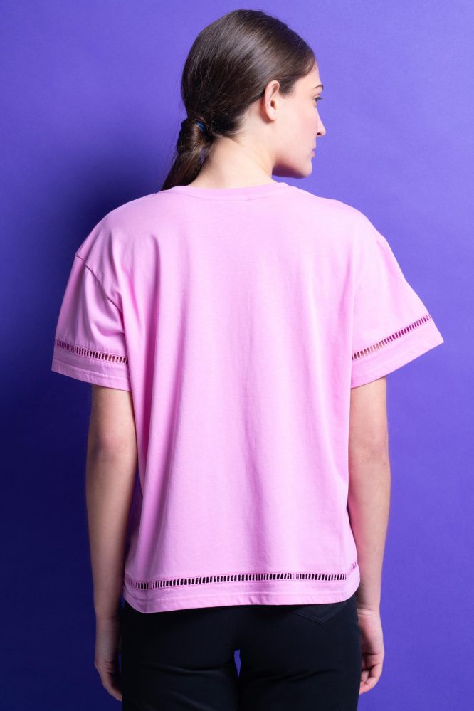 T-SHIRT ΜΟΝΟΧΡΩΜΑ (PINK) MAMOUSH T-SHIRTS 7
