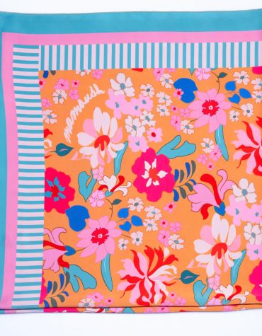 'ALYSSA' ΜΑΝΤΗΛΙ-ΠΑΡΕΟ (FLORAL PRINT) MAMOUSH
