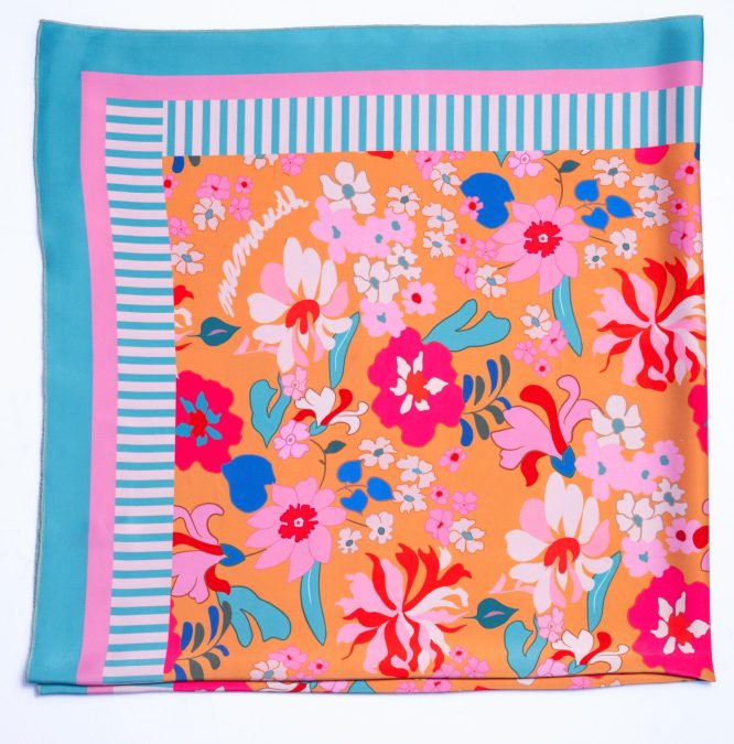 ‘ALYSSA’ ΜΑΝΤΗΛΙ-ΠΑΡΕΟ (FLORAL PRINT) MAMOUSH ΝΕΕΣ ΑΦΙΞΕΙΣ 3