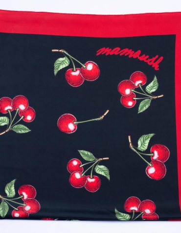 ‘ALYSSA’ ΜΑΝΤΗΛΙ-ΠΑΡΕΟ (BLACK CHERRY) MAMOUSH ΝΕΕΣ ΑΦΙΞΕΙΣ
