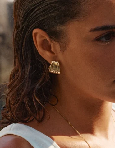 ΣΚΟΥΛΑΡΙΚΙΑ TIDAL HOOPS ΧΡΥΣΟ EDBLAD