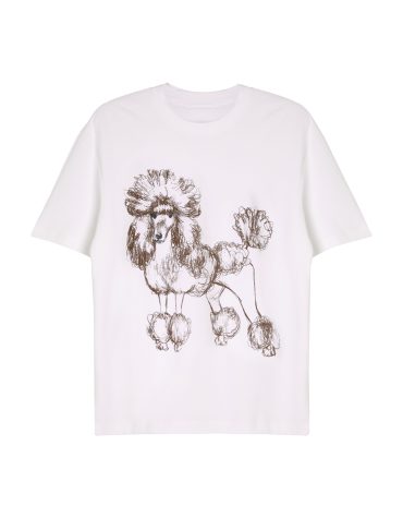 DOG T-SHIRT (WHITE) MILKWHITE T-SHIRTS