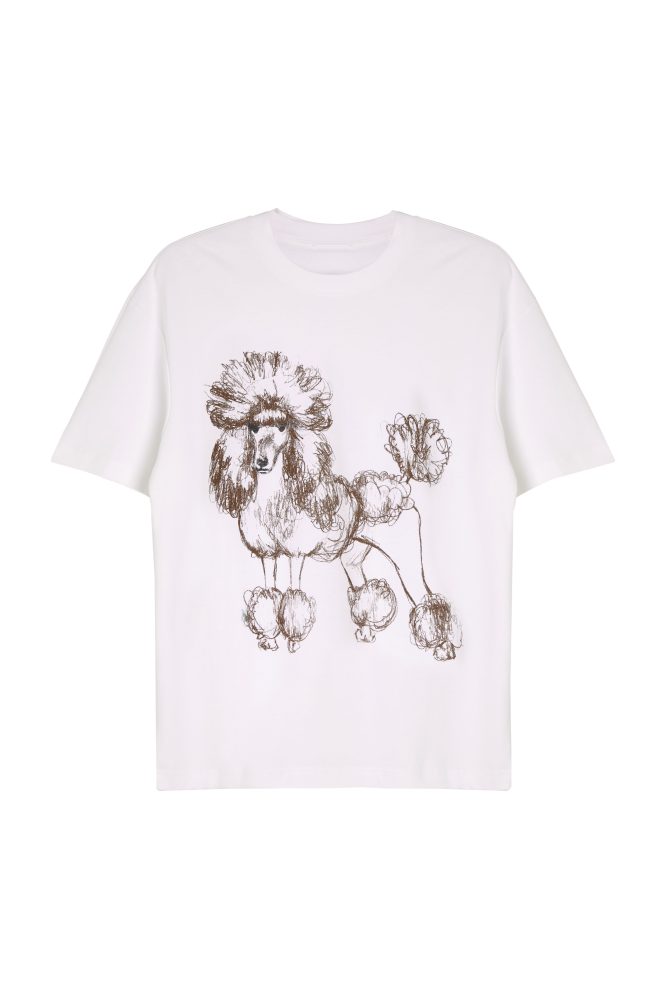 DOG T-SHIRT (WHITE) MILKWHITE ΝΕΕΣ ΑΦΙΞΕΙΣ 3