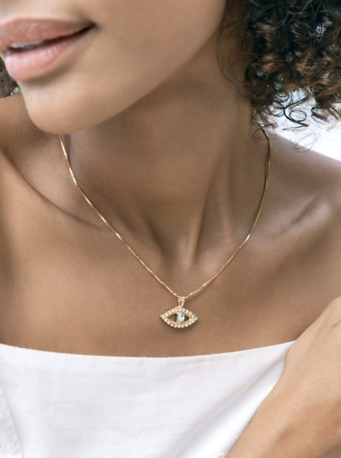 GREEK EYE NECKLACE CAROLINE SVEBDBOM ΝΕΕΣ ΑΦΙΞΕΙΣ 4