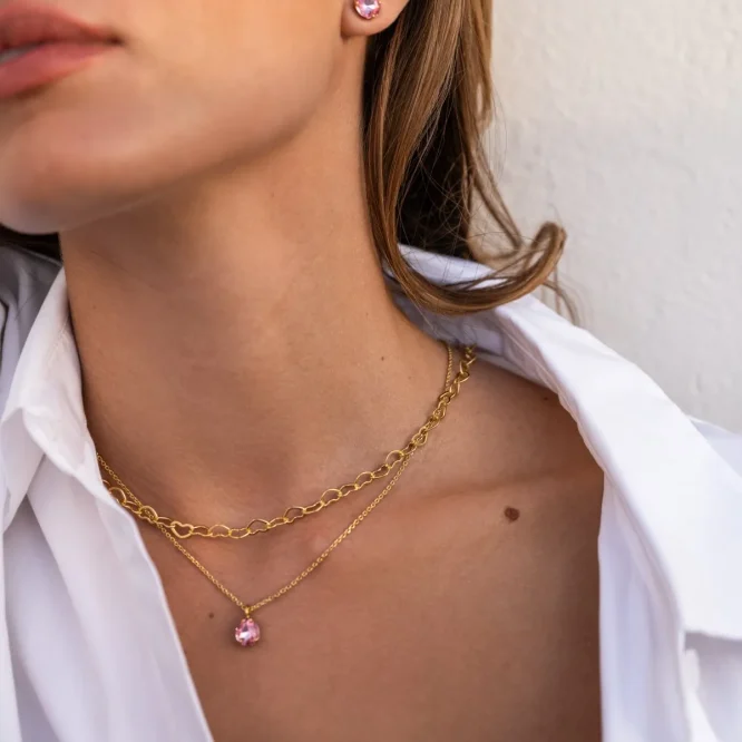 ΚΟΛΙΕ HALSBAND HEART CHAIN CULD CAROLINE SVEBDBOM ΝΕΕΣ ΑΦΙΞΕΙΣ 5