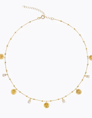 DAISY MULTI NECKLACE / CRYSTAL CAROLINE SVEBDBOM