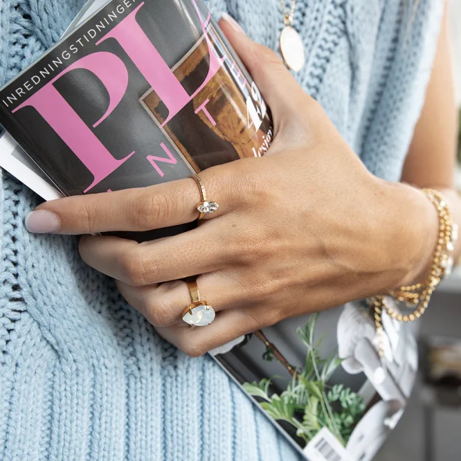 PETITE NAVETTE RING / CRYSTAL CAROLINE SVEBDBOM ACCESSORY 4