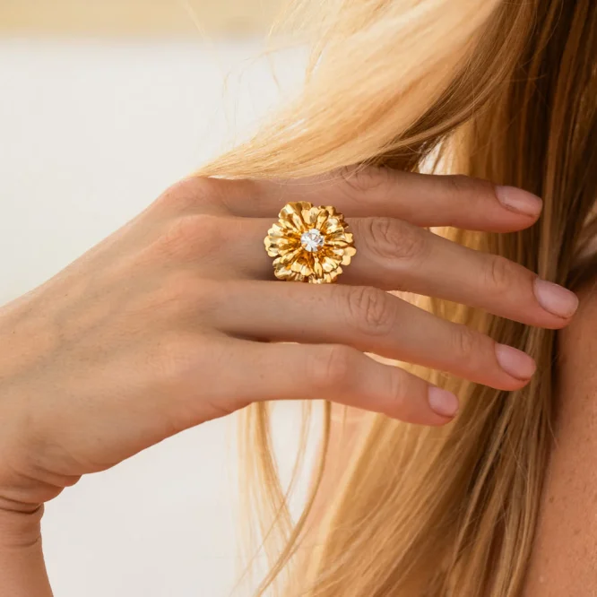 BLOSSOM RING / CRYSTAL CAROLINE SVEBDBOM ΝΕΕΣ ΑΦΙΞΕΙΣ 4