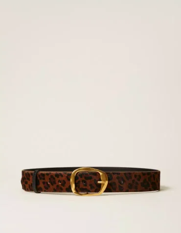 ΖΩΝΗ ΑΠΟ ΔΕΡΜΑ ANIMAL PRINT TWINSET ACCESSORY 2