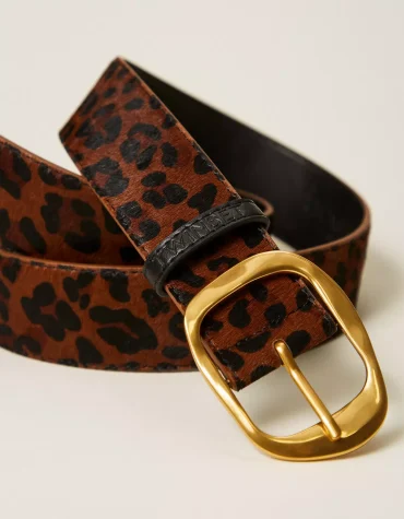 ΖΩΝΗ ΑΠΟ ΔΕΡΜΑ ANIMAL PRINT TWINSET new arrivals