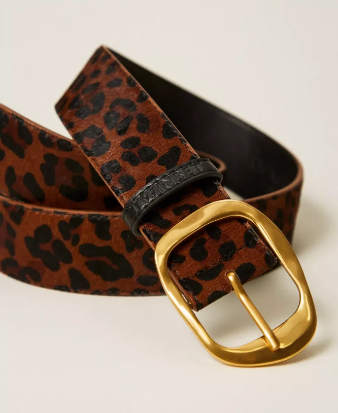 ΖΩΝΗ ΑΠΟ ΔΕΡΜΑ ANIMAL PRINT TWINSET ΝΕΕΣ ΑΦΙΞΕΙΣ 2