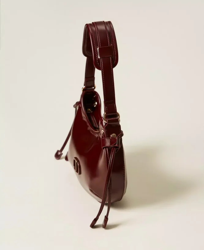 ‘GLOSSY’ ΤΣΑΝΤΑ HOBO ΑΠΟ ΛΟΥΣΤΡΙΝΙ TWINSET ΝΕΕΣ ΑΦΙΞΕΙΣ 4
