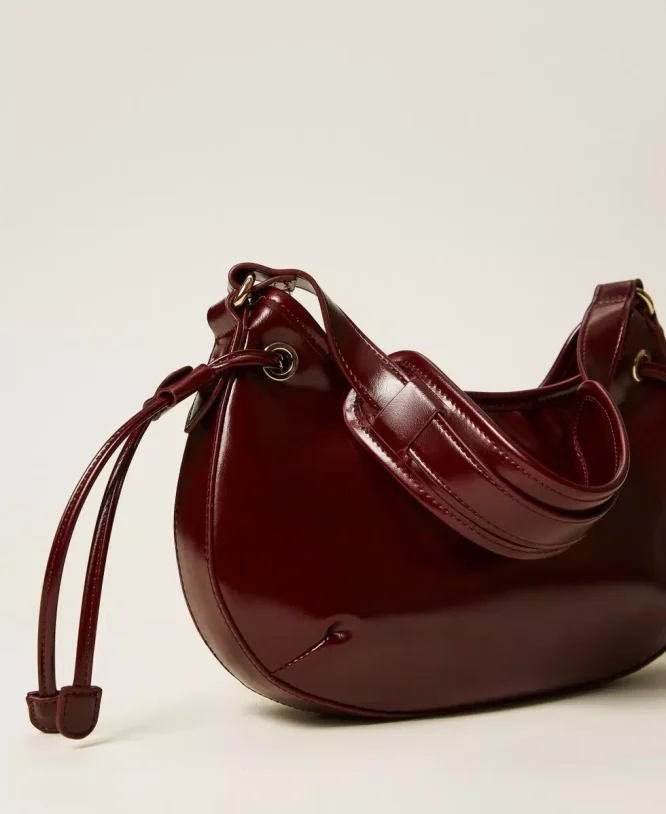 ‘GLOSSY’ ΤΣΑΝΤΑ HOBO ΑΠΟ ΛΟΥΣΤΡΙΝΙ TWINSET ΝΕΕΣ ΑΦΙΞΕΙΣ 6