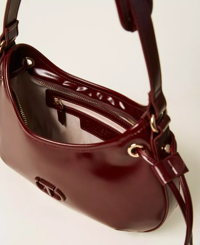 ‘GLOSSY’ ΤΣΑΝΤΑ HOBO ΑΠΟ ΛΟΥΣΤΡΙΝΙ TWINSET ΝΕΕΣ ΑΦΙΞΕΙΣ 5