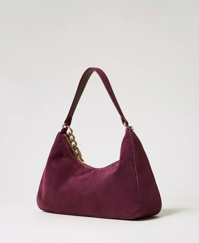 ‘LILIANE’ MEDIUM SUEDE ΤΣΑΝΤΑ (WINETAS) TWINSET ΝΕΕΣ ΑΦΙΞΕΙΣ 7