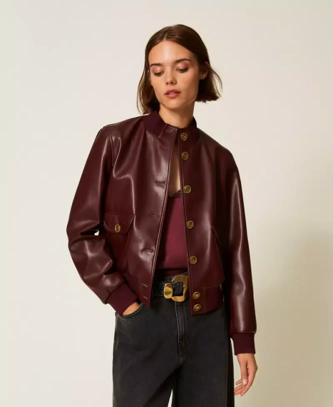 FAUX LEATHER ΜΠΟΥΦΑ ΜΕ ΧΡΥΣΑ ΚΟΥΜΠΙΑ TWINSET ΝΕΕΣ ΑΦΙΞΕΙΣ 3