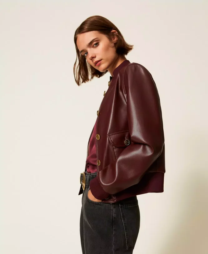 FAUX LEATHER ΜΠΟΥΦΑ ΜΕ ΧΡΥΣΑ ΚΟΥΜΠΙΑ TWINSET ΝΕΕΣ ΑΦΙΞΕΙΣ 5