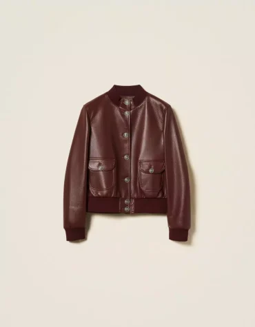 FAUX LEATHER ΜΠΟΥΦΑ ΜΕ ΧΡΥΣΑ ΚΟΥΜΠΙΑ TWINSET ΜΠΟΥΦΑΝ 2