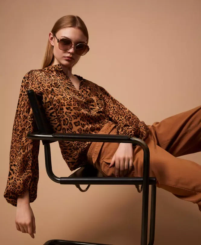 ΠΟΥΚΑΜΙΣΟ ΖΑΚΑΡ ΜΕ ANIMAL PRINT TWINSET ΝΕΕΣ ΑΦΙΞΕΙΣ 3