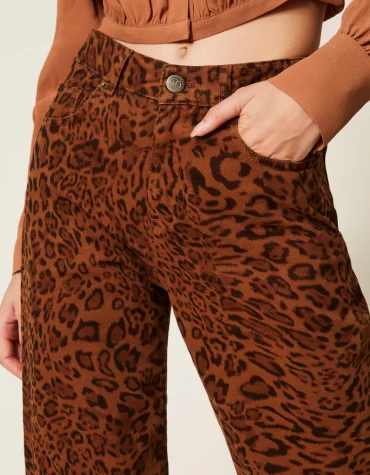 BULL ΠΑΝΤΕΛΟΝΙ ANIMAL PRINT TWINSET ΝΕΕΣ ΑΦΙΞΕΙΣ 2