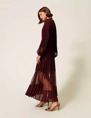 ΦΟΡΕΜΑ ΑΠΟ ΜΟΥΣΕΛΙΝΑ ΜΕ ΠΟΥΑ ΔΑΝΤΕΛΑ TWINSET new arrivals 2