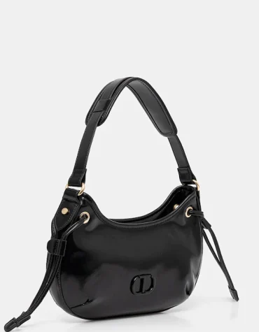 ‘GLOSSY’ ΤΣΑΝΤΑ HOBO ΑΠΟ ΛΟΥΣΤΡΙΝΙ TWINSET ΑΞΕΣΟΥΑΡ 2
