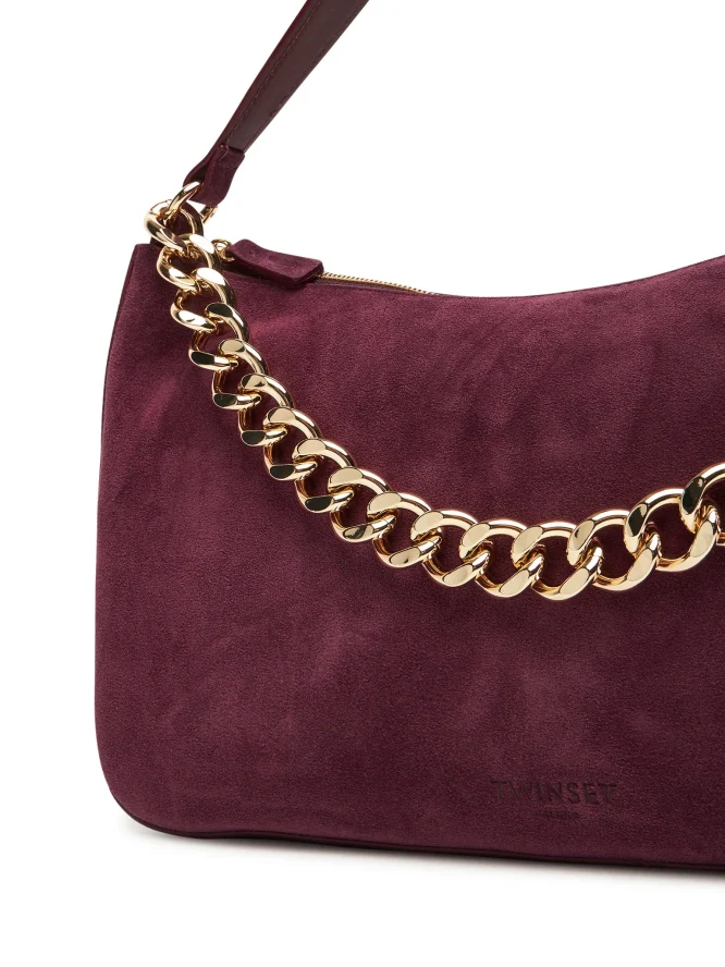 ‘LILIANE’ MEDIUM SUEDE ΤΣΑΝΤΑ (WINETAS) TWINSET ΝΕΕΣ ΑΦΙΞΕΙΣ 6