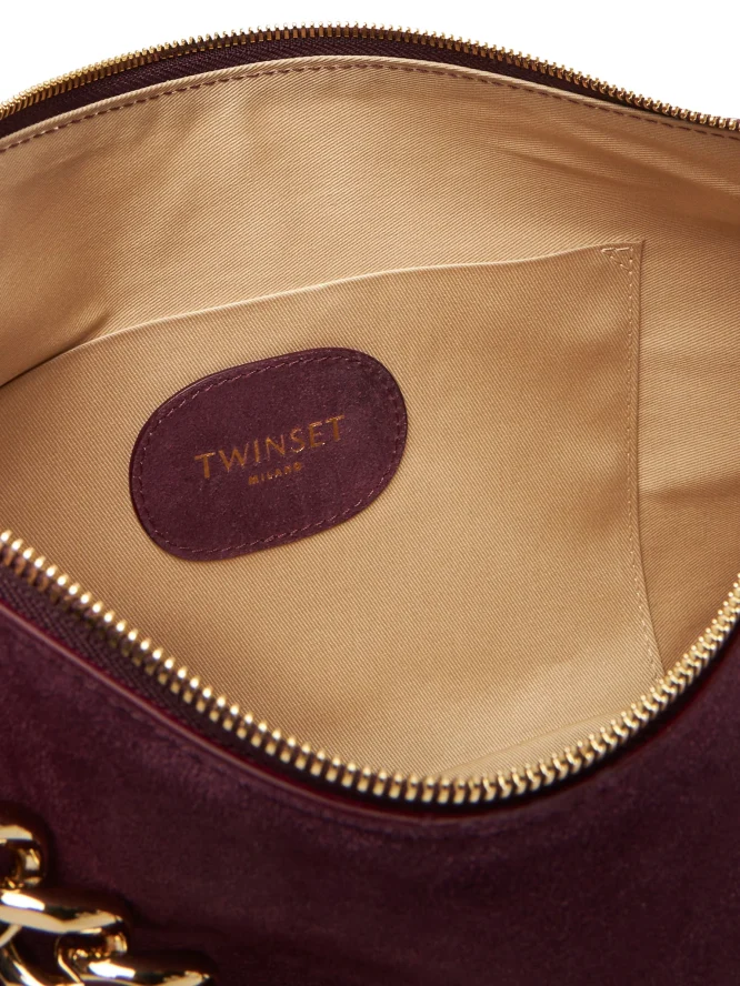 ‘LILIANE’ MEDIUM SUEDE ΤΣΑΝΤΑ (WINETAS) TWINSET ΝΕΕΣ ΑΦΙΞΕΙΣ 5