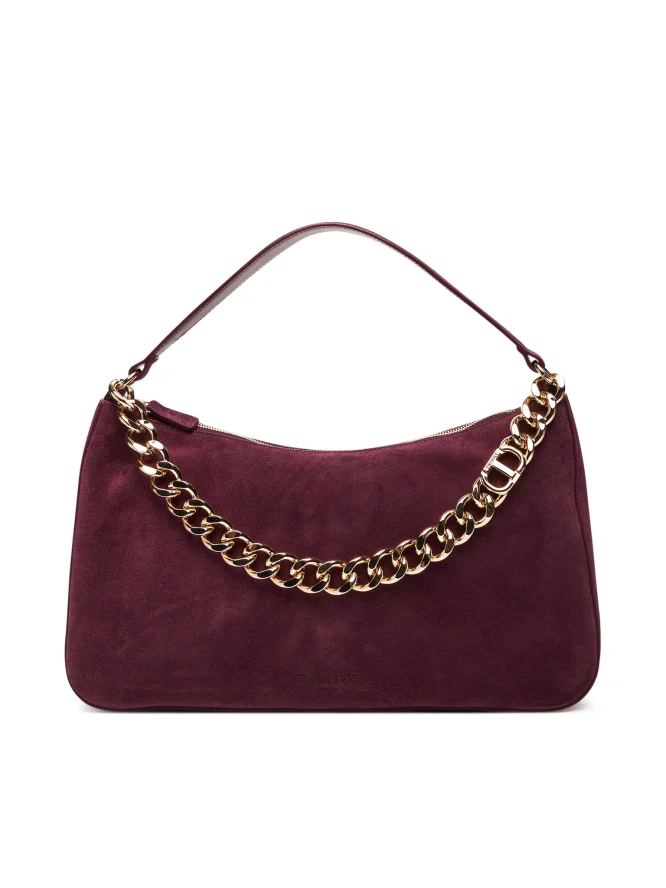 ‘LILIANE’ MEDIUM SUEDE ΤΣΑΝΤΑ (WINETAS) TWINSET ΝΕΕΣ ΑΦΙΞΕΙΣ 3