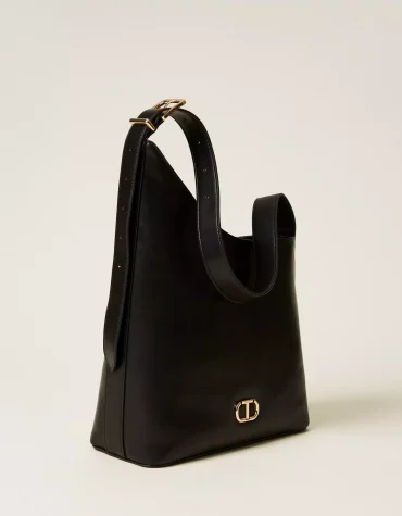 ΑΣΥΜΜΕΤΡΗ ΤΣΑΝΤΑ ΩΜΟΥ (BLACK) TWINSET ΑΞΕΣΟΥΑΡ 2