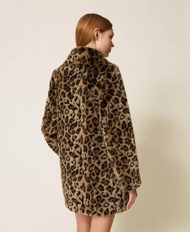 ΠΑΛΤΟ ANIMAL PRINT ΑΠΟ ΤΕΧΝΗΤΗ ΓΟΥΝΑ TWINSET MILANO ΝΕΕΣ ΑΦΙΞΕΙΣ 8