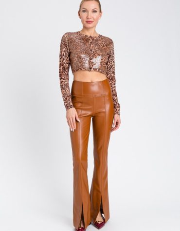 ΠΛΕΚΤΗ ΖΑΚΕΤΑ ΜΕ ΠΑΓΙΕΤΕΣ ANIMAL PRINT TWINSET ΖΑΚΕΤΕΣ 2