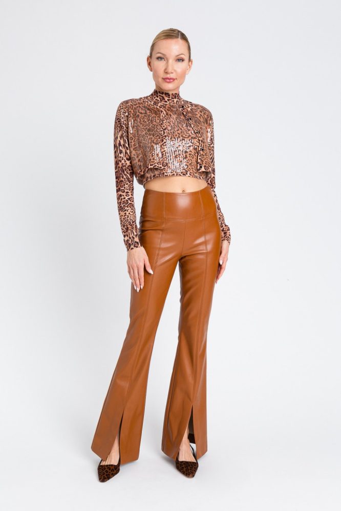 ΠΛΕΚΤΗ ΖΑΚΕΤΑ ΜΕ ΠΑΓΙΕΤΕΣ ANIMAL PRINT TWINSET ΝΕΕΣ ΑΦΙΞΕΙΣ 5