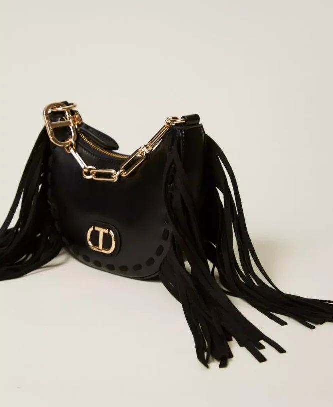 ΜΙΝΙ ΤΣΑΝΤΑ HOBO ‘MELROSE’ ΜΕ ΚΡΟΣΣΙΑ TWINSET MILANO ΝΕΕΣ ΑΦΙΞΕΙΣ 6