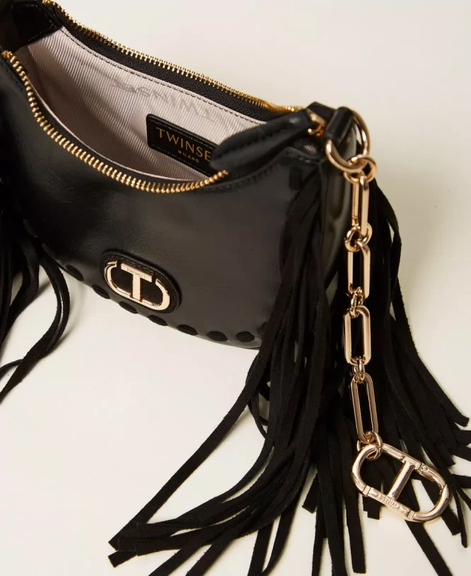 ΜΙΝΙ ΤΣΑΝΤΑ HOBO ‘MELROSE’ ΜΕ ΚΡΟΣΣΙΑ TWINSET MILANO ΝΕΕΣ ΑΦΙΞΕΙΣ 9