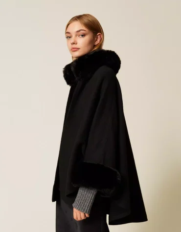 ΠΟΝΤΣΟ ΜΕ FAUX ΓΟΥΝΑ TWINSET MILANO CARDIGANS 2