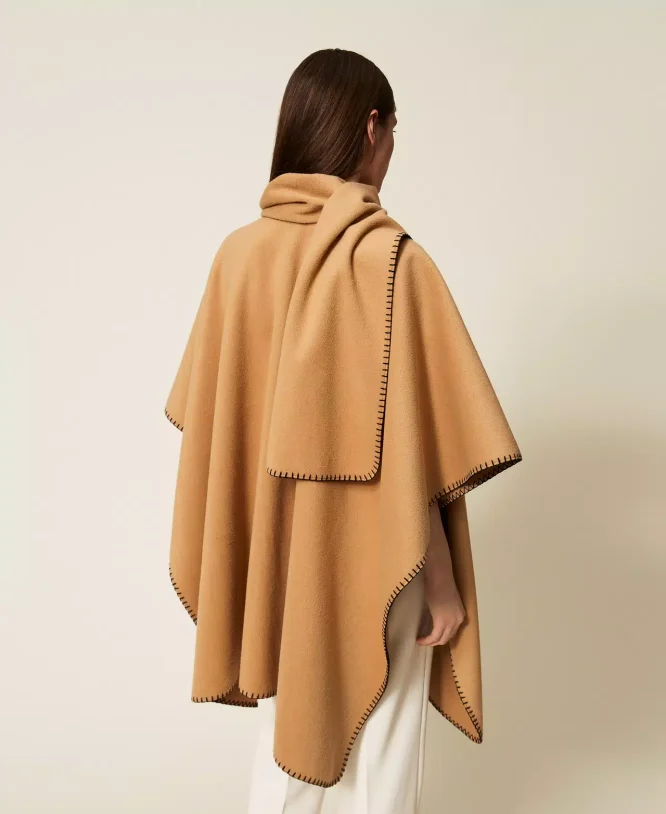 ΠΟΝΤΣΟ ΜΕ ΚΑΣΚΟΛ TWINSET MILANO ΖΑΚΕΤΕΣ 5