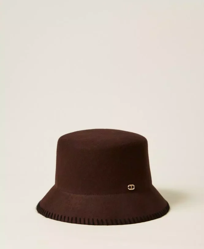 ΜΑΛΙΝΟ ΚΑΠΕΛΟ BUCKET TWINSET MILANO ΑΞΕΣΟΥΑΡ 6
