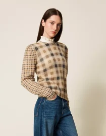 ΤΣΑΝΤΑ SHOPPER ΜΕ ΚΛΕΙΔΑΡΙΑ ΟΒΑΛ Τ TWINSET MILANO ΑΞΕΣΟΥΑΡ