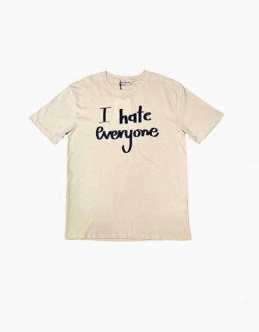 T-SHIRT ΜΕ ΣΤΑΜΠΑ (BEIGE) MILKWHITE T-SHIRTS
