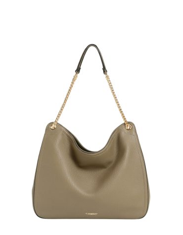 ΤΣΑΝΤΑ HOBO ‘BRERA’ ΜΕ ΟΒΑΛ Τ TWINSET ΑΞΕΣΟΥΑΡ