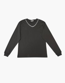 T-SHIRT ΜΕ ΠΕΡΛΕΣ (BLACK) MILKWHITE T-SHIRTS