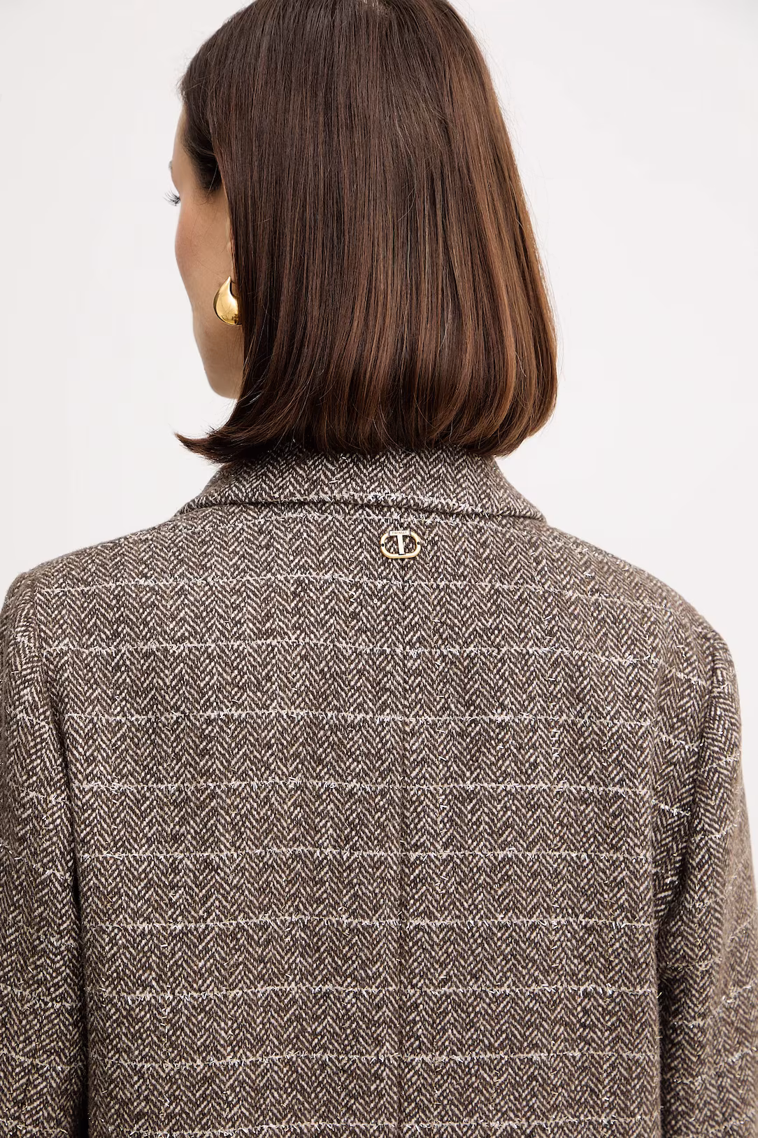 ΜΑΚΡΥ ΠΑΛΤΟ ΑΠΟ ΜΕΙΓΜΑ ΜΑΛΛΙΟΥ ΜΕ LUREX TWINSET MILANO ΠΡΟΣΦΟΡΕΣ 8