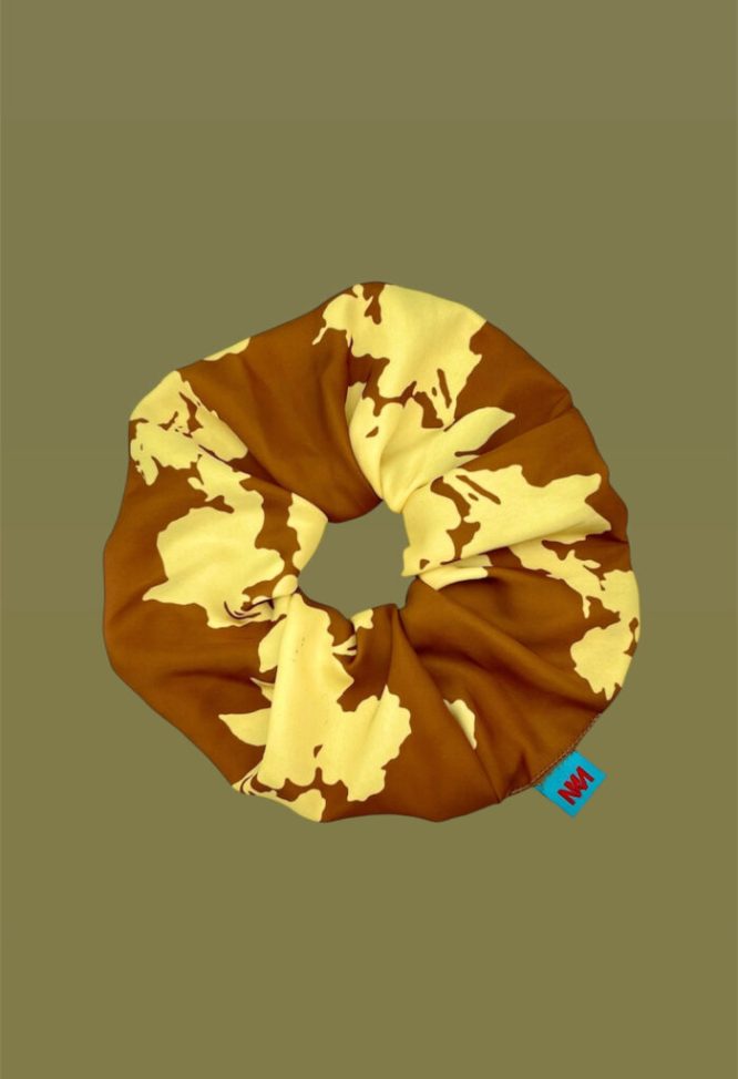 SCRUNCHIES (CHOCOLA/YELLOW) MAMOUSH ΝΕΕΣ ΑΦΙΞΕΙΣ 3
