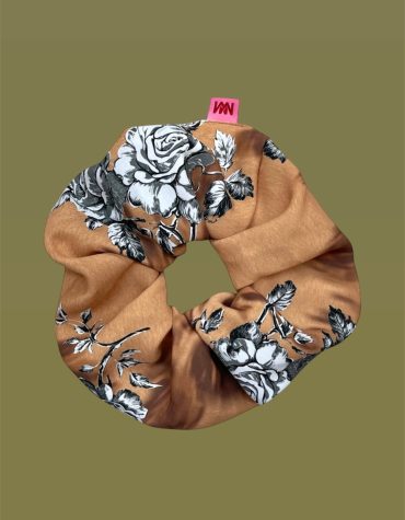 SCRUNCHIES ANIMAL PRINT (MOCHA FLORAL) MAMOUSH ΝΕΕΣ ΑΦΙΞΕΙΣ