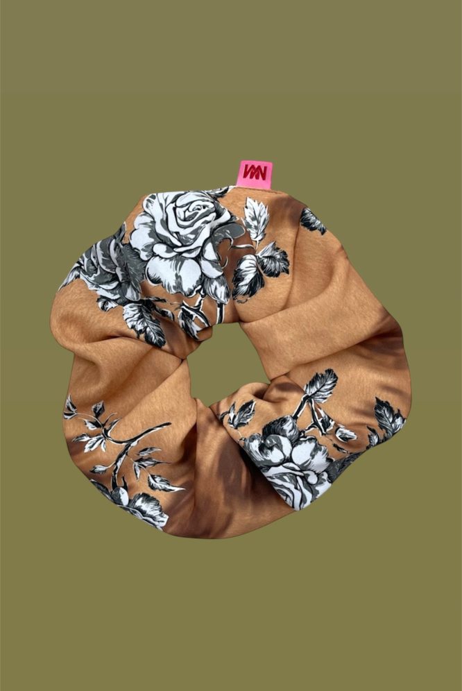 SCRUNCHIES ANIMAL PRINT (MOCHA FLORAL) MAMOUSH ΝΕΕΣ ΑΦΙΞΕΙΣ 18