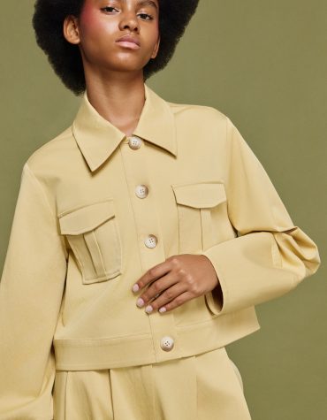 ‘SCARLET’ ΚΟΝΤΟ JACKET ΜΕ ΤΣΕΠΕΣ (BUTTER YELLOW) MAMOUSH ΝΕΕΣ ΑΦΙΞΕΙΣ
