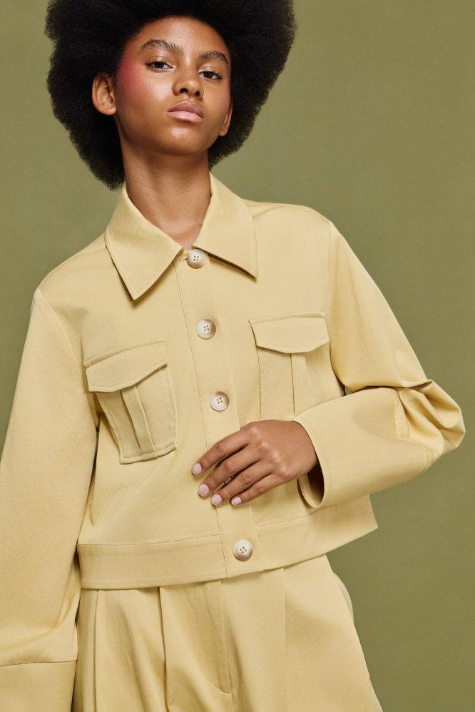 ‘SCARLET’ ΚΟΝΤΟ JACKET ΜΕ ΤΣΕΠΕΣ (BUTTER YELLOW) MAMOUSH ΝΕΕΣ ΑΦΙΞΕΙΣ 3
