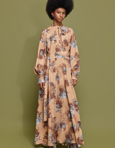‘EVANGELIA’ ΜΑΞΙ ΦΟΡΕΜΑ (MOCHA FLORAL) MAMOUSH ΝΕΕΣ ΑΦΙΞΕΙΣ